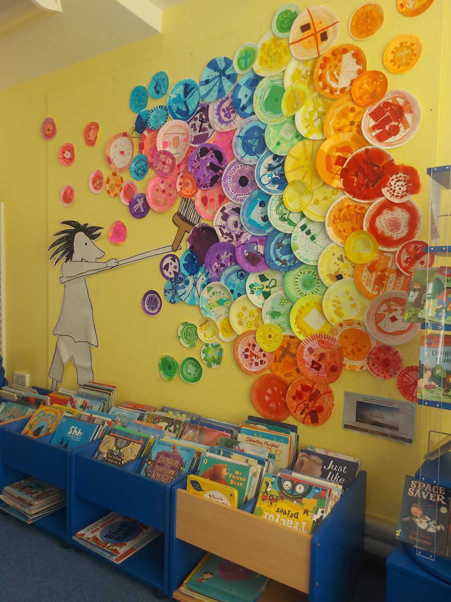 WSCCLibraries's tweet photo. A big shout out to @GoringCofE pupils for creating this beautiful display in #Goring library!

Families are loving the bright and bold colours, a perfect backdrop for exploring all the lovely library books.

#LoveYourLocalLibrary #talent @GoringPSA https://t.co/RQgjoWi7Tr