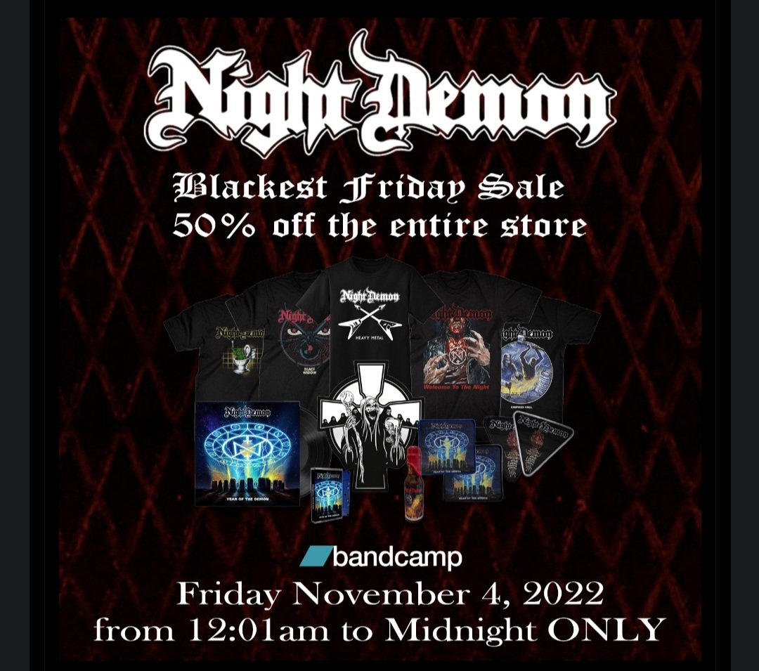 nightdemon.bandcamp.com
#NightDemon #HeavyMetal #jarvisleatherby #armandjohnanthony #dustysquires #BlackFriday #NWoTHM