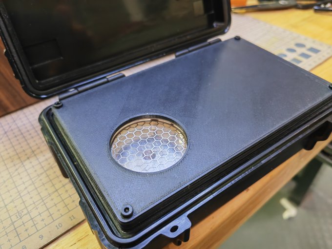 A paperback size portable Far-UVC proof of concept device I made a while back. Those little flat 15w