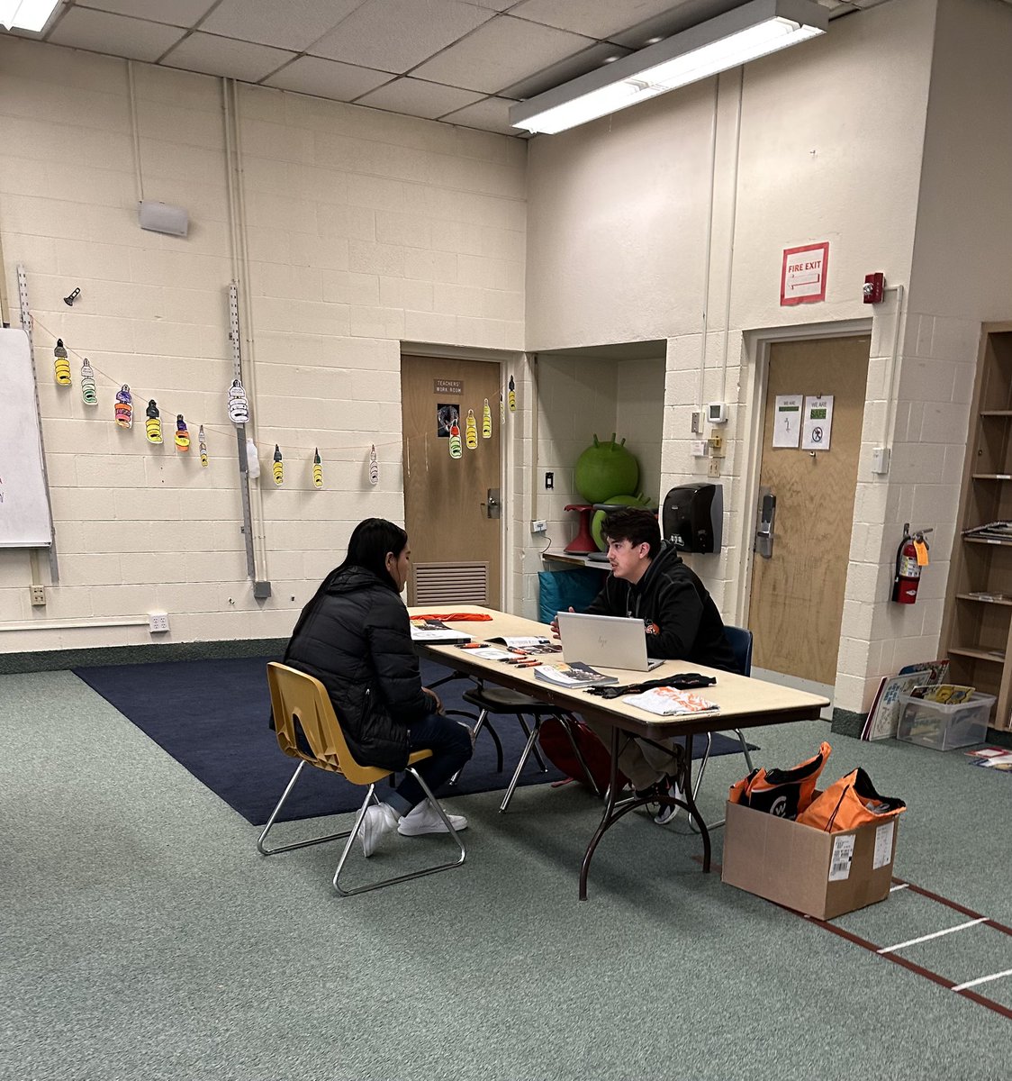 Earlier this week…College Signing day for our seniors and a chance for all students to talk to colleges and the military!  Thank you Mrs. McLane for this awesome opportunity!