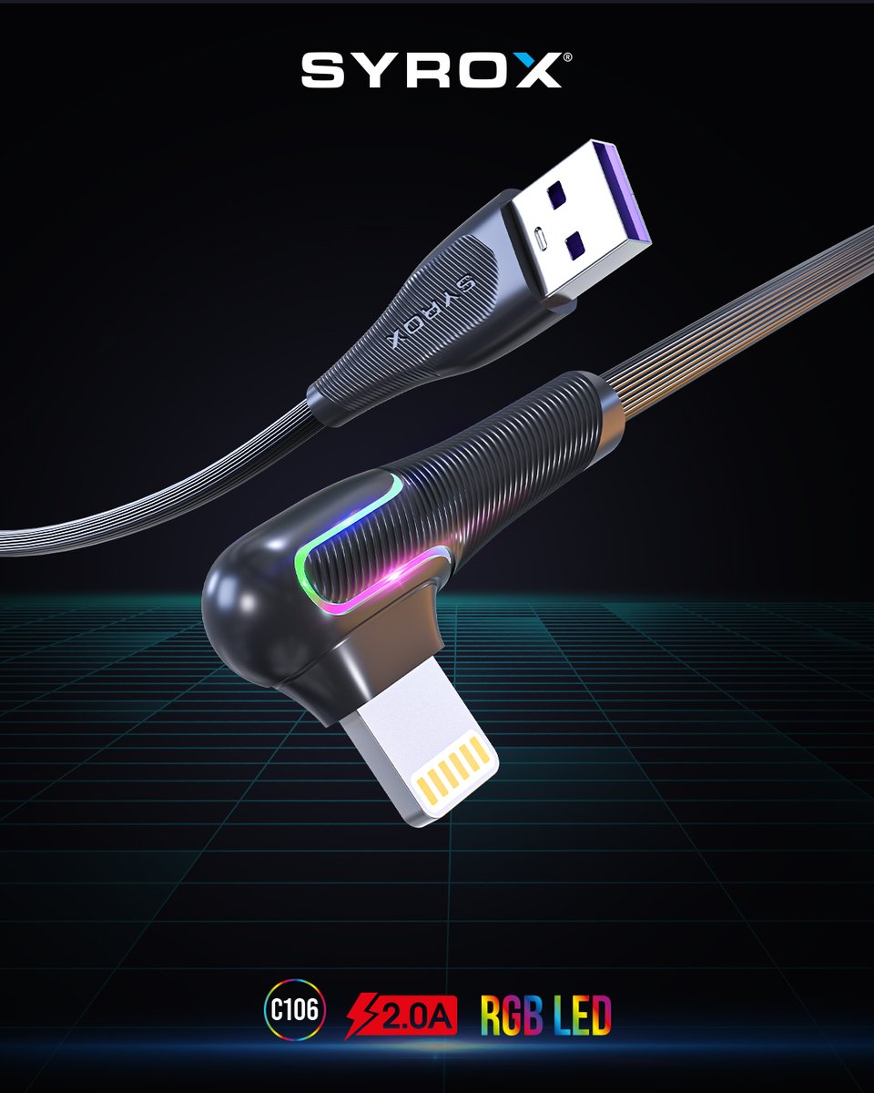 SyroxTechnology's tweet photo. C106 LIGHTNING RGB LED IŞIKLI ESNEK, DAYANIKLI ŞARJ VE DATA KABLOSU
#syroxtechnologies #syrox #data #datakablosu #şarj #şarjkablosu #datacable #led #rgb #rgbled #quickchargecable #fastcharging #chargecable #chargingcable #iphone #powerbank #phone  #lightning https://t.co/yHBI3n2cRe