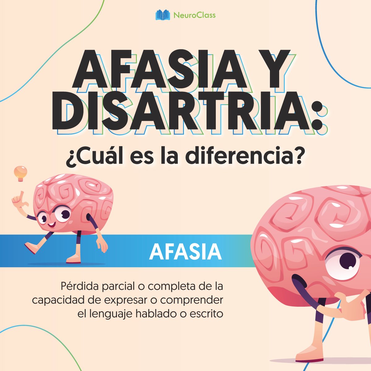 neuroclass1's tweet image. Hablar es uno de los actos más complejos que realiza el ser humano. De hecho, la producción verbal supone la participación de múltiples procesos. Por ello, tanto el estudio de su preservación como su alteración, es fundamental. ¿Cuál es la diferencia entre #afasia y #disartria?🗣