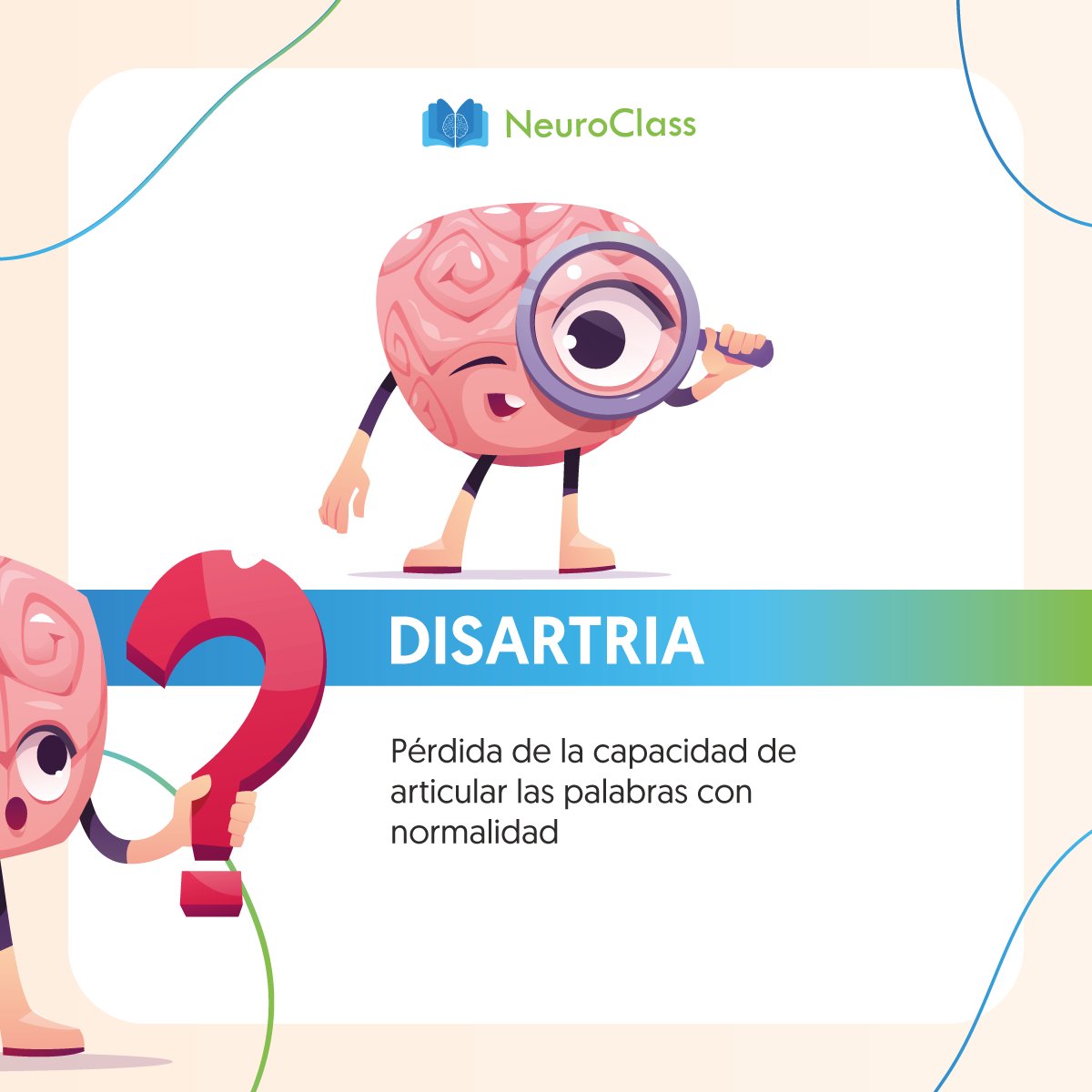 neuroclass1's tweet image. Hablar es uno de los actos más complejos que realiza el ser humano. De hecho, la producción verbal supone la participación de múltiples procesos. Por ello, tanto el estudio de su preservación como su alteración, es fundamental. ¿Cuál es la diferencia entre #afasia y #disartria?🗣
