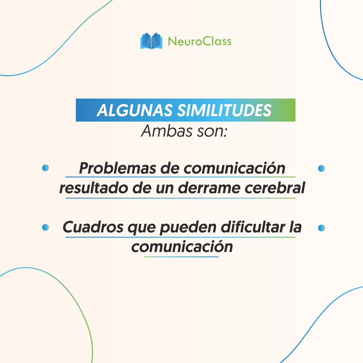 neuroclass1's tweet image. Hablar es uno de los actos más complejos que realiza el ser humano. De hecho, la producción verbal supone la participación de múltiples procesos. Por ello, tanto el estudio de su preservación como su alteración, es fundamental. ¿Cuál es la diferencia entre #afasia y #disartria?🗣