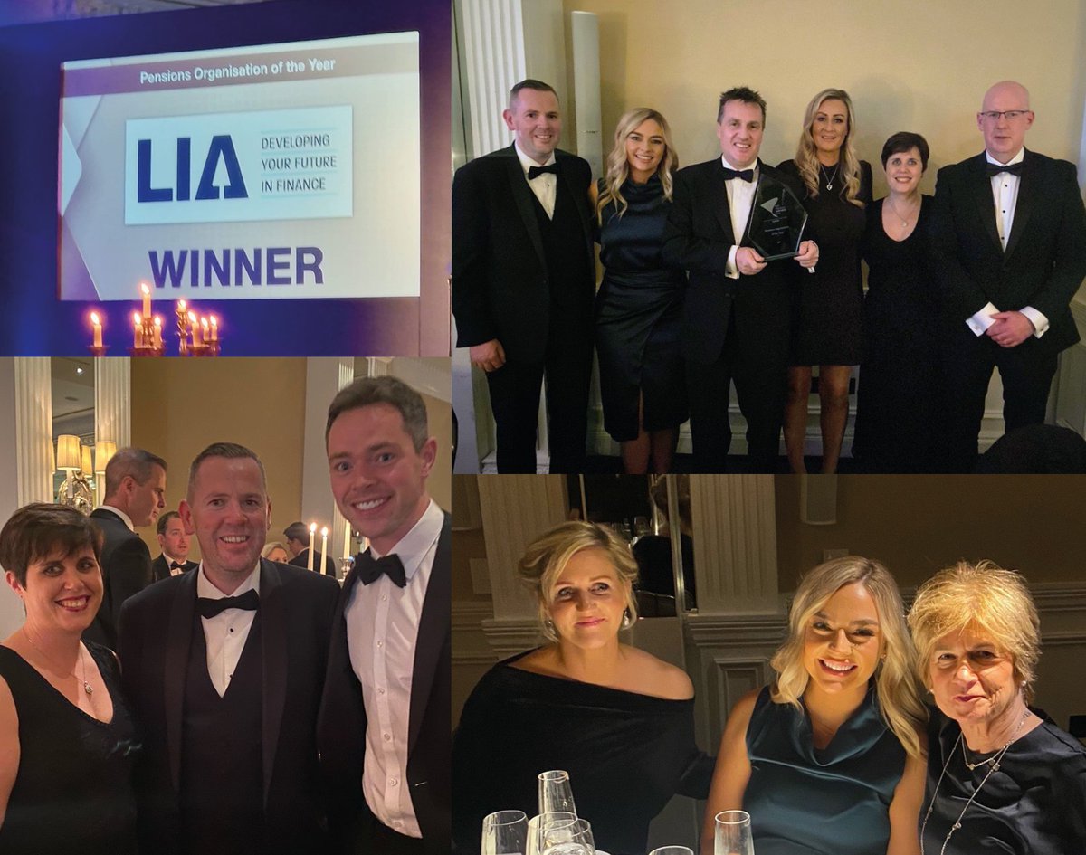 We won! Delighted to have picked up the Pensions Organisation of the Year Award at last night’s Irish Pensions Awards 2022! What an honour! 
#irishpensionsawards #business #pensions #liacommunity