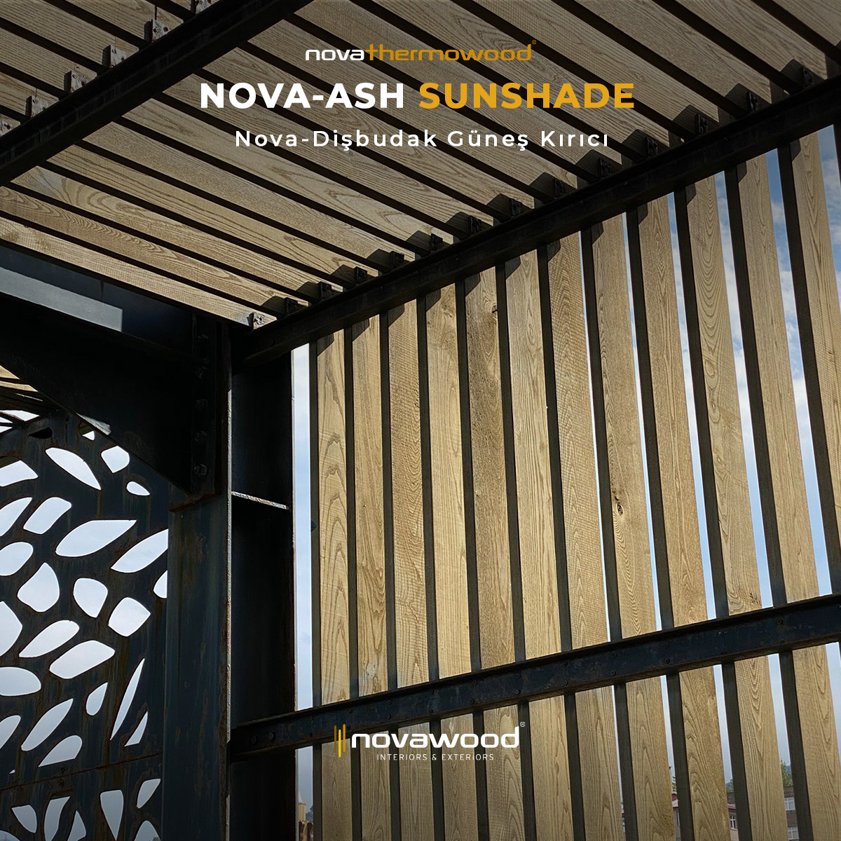Novawood_AS's tweet photo. Product/Ürün :  Nova-Ash Sunshade / Nova-Dişbudak Güneş Kırıcı

#novawood #novathermowood #thermowood #thermalmodification #sunshade #novayaous #decking #cladding 
#novairoko #irokodeck #pinedeck #outdoors  #cephe #backyard #ayous #iroko #villa  #wood #ashsunshade #dişbudak https://t.co/eABUABP7v4