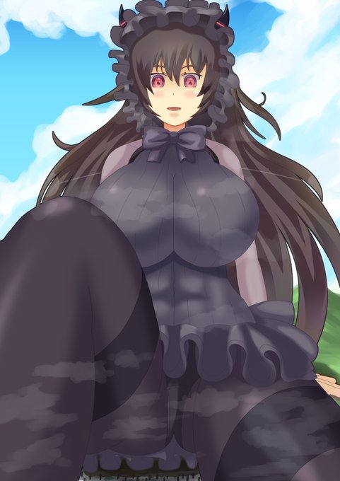 艦これの離島棲姫(巨大娘)描いてみました 