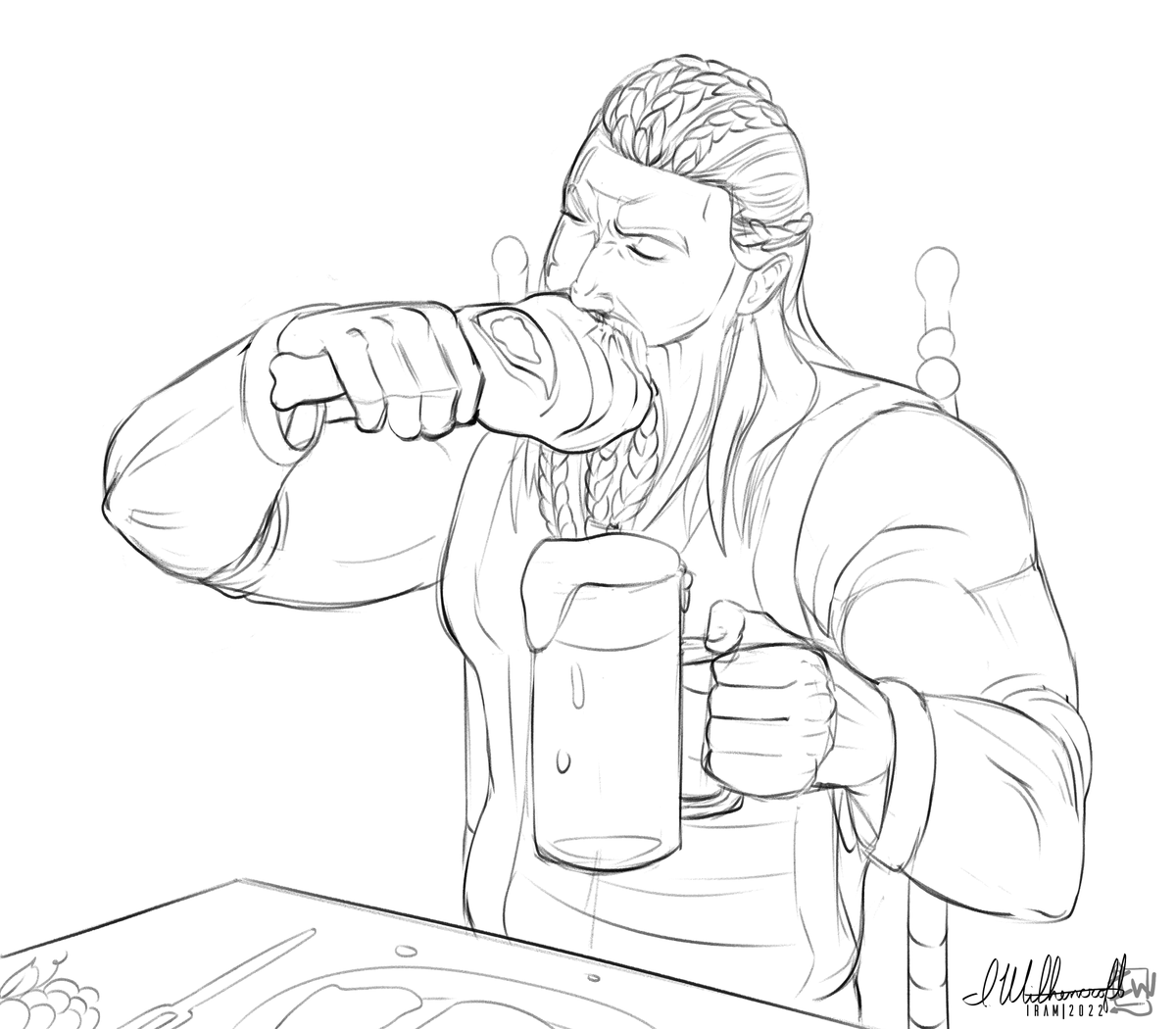 BeautyoftheBea8's tweet image. More stream sketches. 1.25hrs, and 45 mins.