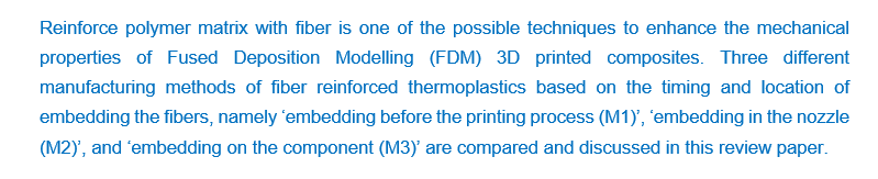 Polymers_MDPI's tweet photo. 🥳#ReviewPublished
📚3D-Printed Fiber-Reinforced Polymer Composites by Fused Deposition Modelling (FDM): Fiber Length and Fiber Implementation Techniques
👓Read the new review published by Khairul Izwan Ismail et al.
@satunusa_HWUM
👉Full Review here: https://t.co/8sL5P43DPQ https://t.co/JrHMQsvIwH