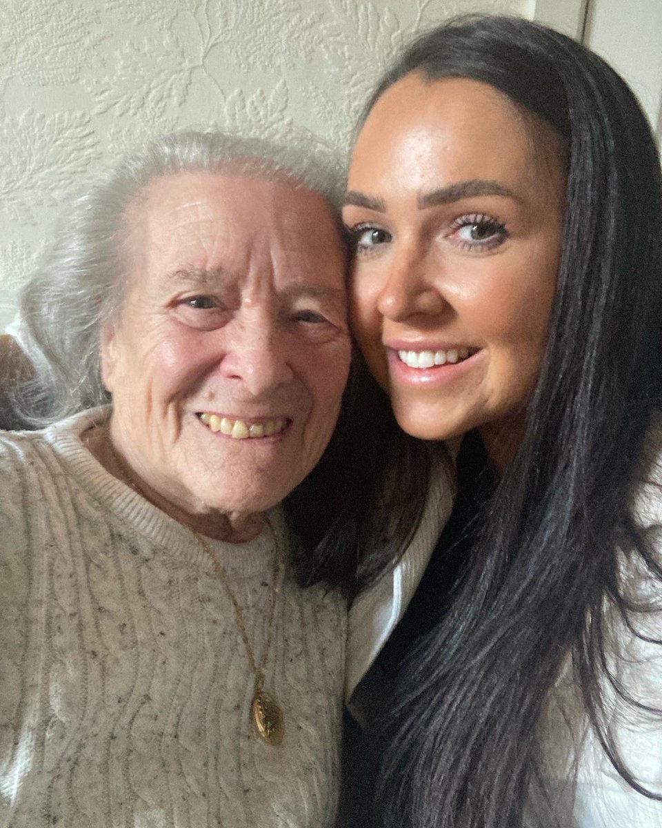 Michell35458201's tweet photo. Sleep well my beautiful nanny Syl. 
How lucky we are to have had you in our lives for 93 years. I hope we did you proud. Elvis will never sound the same again without you. 
“But I won’t let the evenings get me down, now that you’re around me” ���.. and I love you so x https://t.co/MZKngfv6Uu