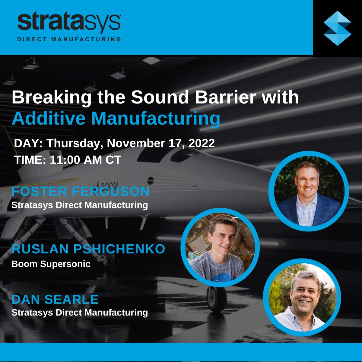 Additive manufacturing in the aerospace industry is skyrocketing, with incredible breakthroughs in materials and applications. Learn how this industry is maximizing 3D printing, and hear a first-person account from Boom Supersonic, Register: okt.to/GnOBvo