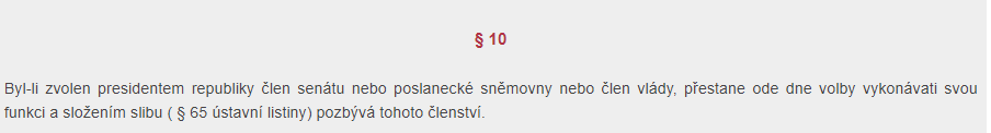 adam211099's tweet photo. @JiKuera19 @AndrejBabis Přikládám doplnění z komentáře k čl. 70. Historicky je zajímavé, že § 10 Zákona o volbě presidenta republiky z roku 1920 to upravoval výslovně. https://t.co/umSgy5to29