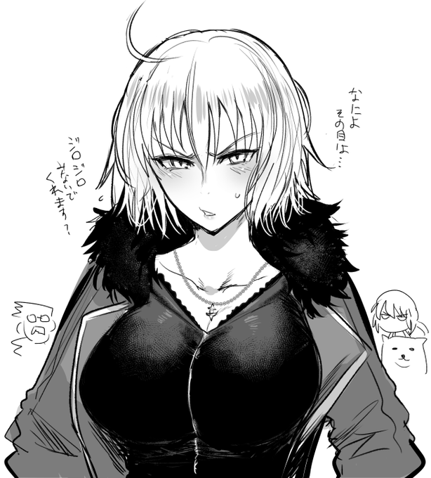 ジャンヌ・ダルク・オルタの幕間2めっちゃ良かったね(イラストは再掲) 