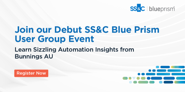 TanEdina's tweet photo. Australia - you're invited to join us for our debut SS&amp;C Blue Prism User Group event hosted by Bunnings! Come along to learn from experienced SS&amp;C Blue Prism adopters in an open and collaborative environment. 📅 Nov 15 📍 Bunnings Head Office, Melbourne... https://t.co/on66wVy9RB https://t.co/pYZNyaQj30