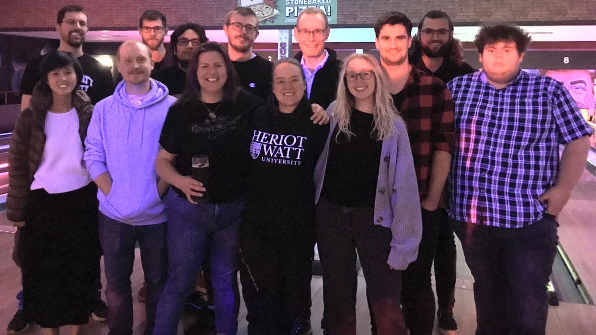 Derryck Reid (@derryckreid) on Twitter photo Fun evening yesterday as some of the <a href="/HeriotWattUni/">Heriot-Watt University</a> #ultrafastlasers family hit the bowling lanes! Fun evening yesterday as some of the <a href="/HeriotWattUni/">Heriot-Watt University</a> #ultrafastlasers family hit the bowling lanes!