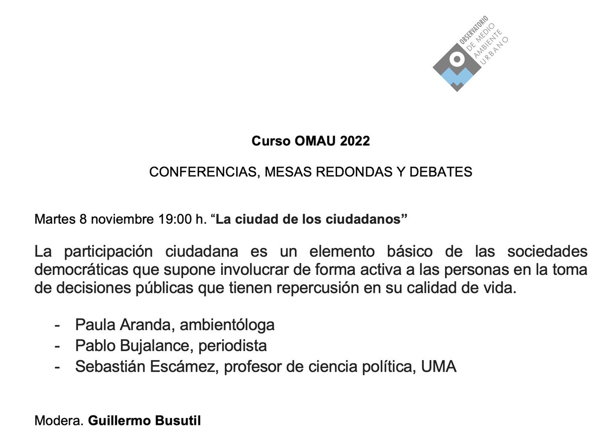 Curso OMAU 2022 bit.ly/3T4OB0q