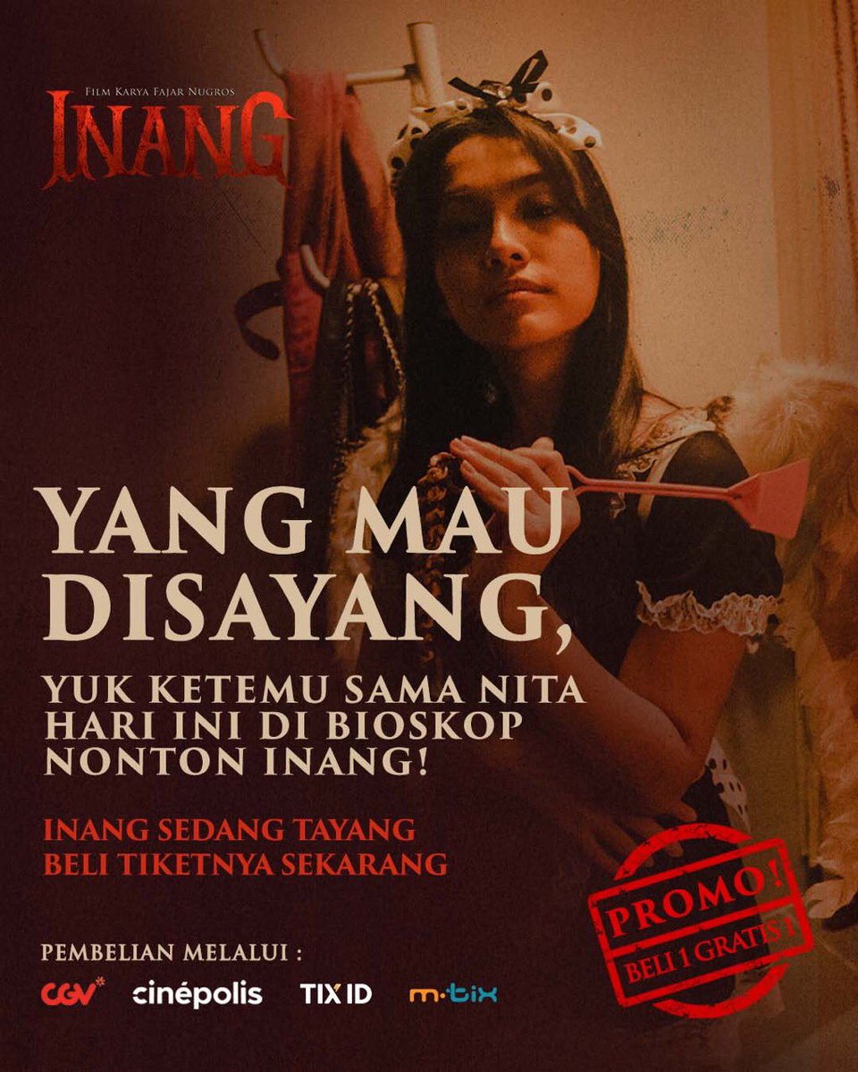 filminang's tweet photo. Mumpung Nita masih ada buat kamu, segera ke bioskop buat ketemu. 

Yuk nonton Inang. Nita tunggu ya 😉

#Inang https://t.co/PgBAd0Mwro
