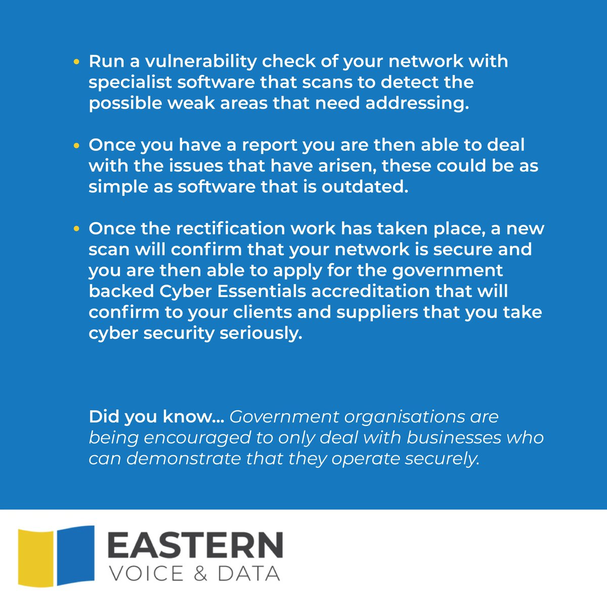 Eastern Voice & Data tweet media