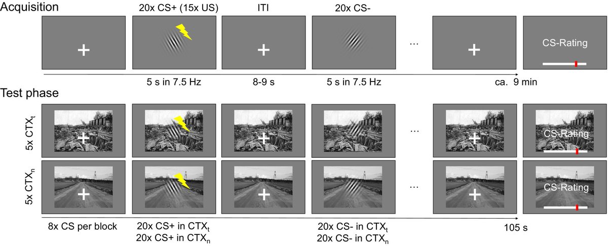 Finally out in @TheRealSPR: Aversive contexts enhance defensive responses to conditioned threat (doi.org/10.1111/psyp.1…) with @m_artuz and @TheWeezer76. @Uni_WUE