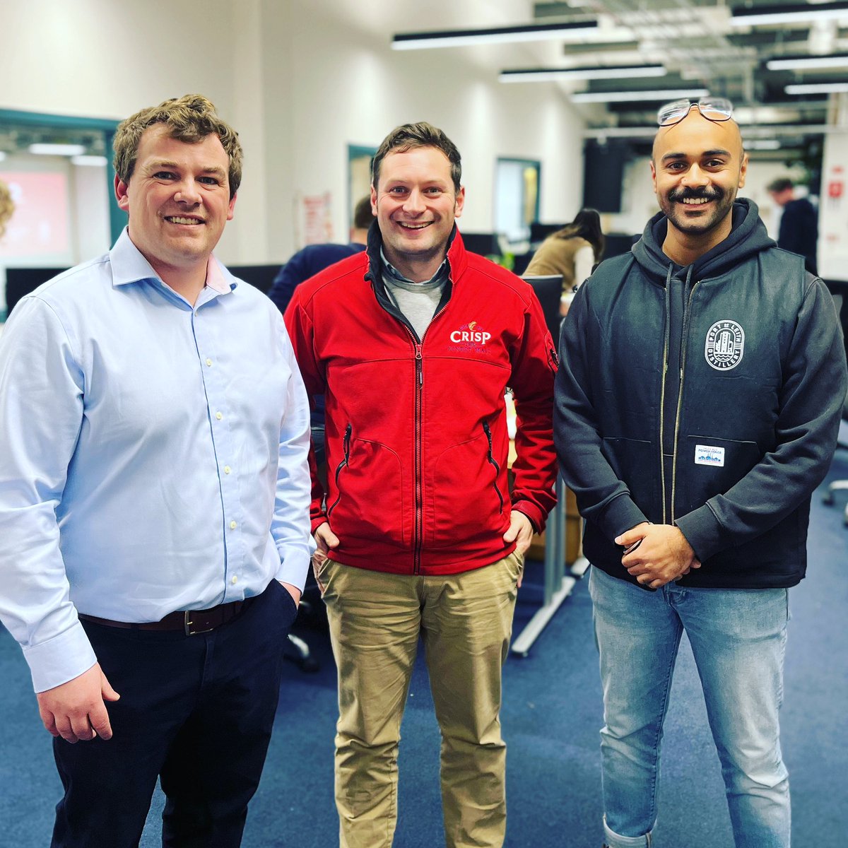 leithdistillery's tweet photo. On the left is farmer James from @theArches1 in East Lothian, in the middle Colin from @CrispMalt and on the right our very own Head of Whisky Vaibhav. Together, they’re very ready to start making our single malt. 

#whisky #scotch #edinburgh #leith #scotland #eastlothian https://t.co/O6qOfCElcF
