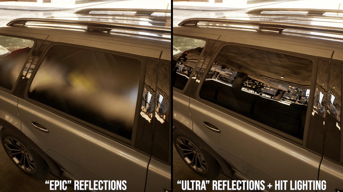 Dachsjaeger's tweet photo. Checking out Unreal Engine 5.1 and I really love the new hardware raytracing transparency for PC. The "hit lighting" too can really change the visuals in direct light.
Hardware lumen is looking really great at the moment, though I think "epic" needs to be renamed to "high" 🤣 https://t.co/QbUwuzXaAe