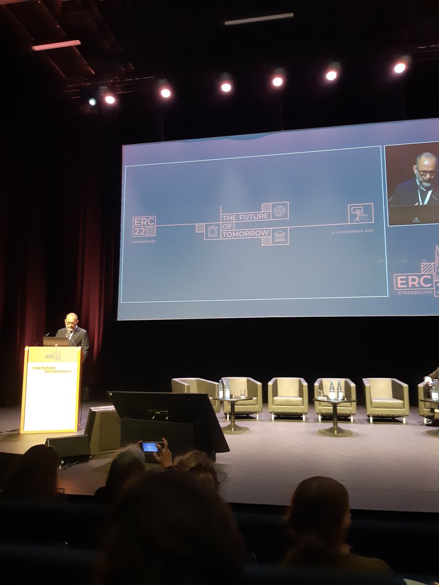 📢 lancement des ERC à Strasbourg, introduit par Ludovic Chauwin - cheville ouvrière de ce projet titanesque - 👏 @ERC_2022 un grand moment pour le monde de la régie des œuvres !