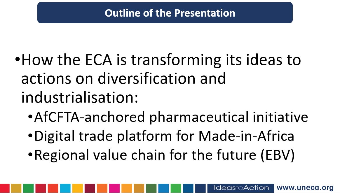 ATPC2's tweet photo. #ICYMI: Speaking at the 2 days @_AfricanUnion mtg of Senior Officials in charge of #Industry &amp; #EconomicDiversification in #Niamey, @snkaringi highlighted @ECA_OFFICIAL's #Ideas2Action:
@AfCFTA-anchored #Pharmaceutical initiative;
#Digital trade platform for Made-in-Africa &amp; RVC https://t.co/L7u1HbFPv4
