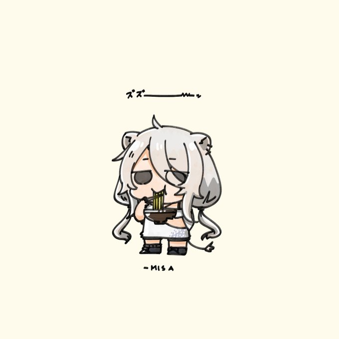 「ちびキャラ 麺」のTwitter画像/イラスト(人気順)