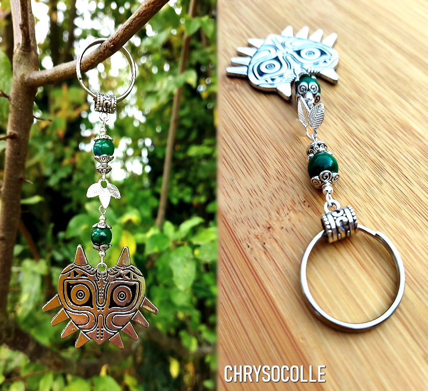 chaudronabijoux's tweet photo. Aujourd'hui, envie de vous présenter ce joli porte clés Zelda en perles de Chrysocolle 🌿

Dispo ici ➡️ https://t.co/l8IfYB0WgN

#Zelda #handmade #faitmain #bijoux #jewelry #majora #chrysocolle #etsy #etsyseller #etsyfrance #handmadejewelry https://t.co/PS2WpkkSmP
