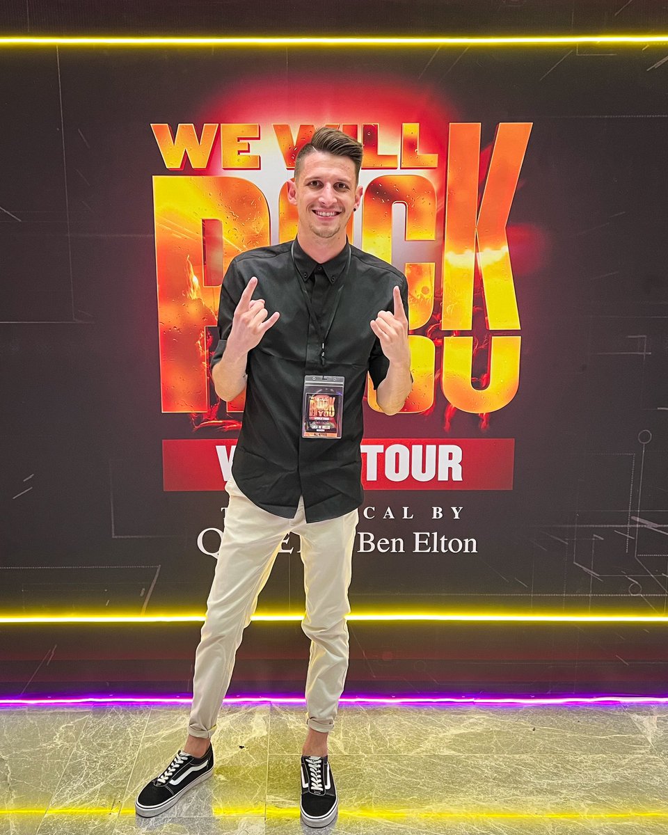 On Wednesday evening we officially opened the world premier of We Will Rock You here in the beautiful city of Manila, Philippines 🇵🇭

So much hard work went into opening this show from every single person involved, and I’m so grateful to be a small part of the end result 🙏🏻🥁