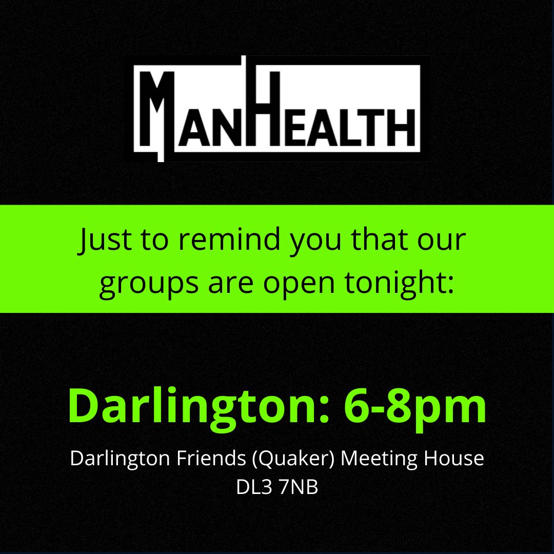 ManHealthCIC's tweet photo. Just to remind you all that our Friday night groups are open tonight.
⏰ 6pm - 8pm - Everyone welcome as always!
https://t.co/dA9SxReIL3
#groups #manhealth #timetolisten #friends #malesupport https://t.co/ANy8fgF0Yb