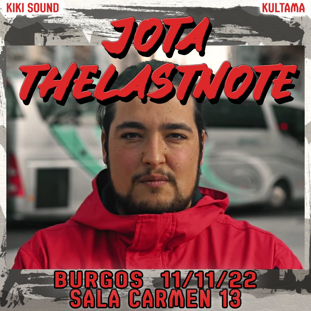 📣📣JOTA THELASTNOTE📣📣

Una bestia del underground de la escena local JOTA THELASTNOTE  💣

Acompañado por <a href="/AkA_Mass/">Mass</a> a los platos y preparados para agitar los cuellos del respetable 🤘

El 11/11/22 en Carmen 13

#JotaTheLastNote #DjMass
#Marabuntamgt #MakeTheMove
#Rap #Vkr #Cpv