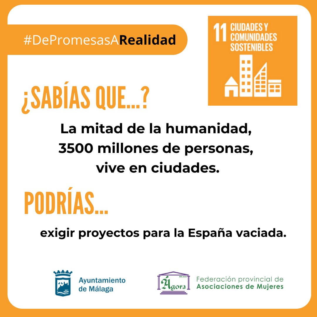 AgoraFederacion's tweet photo. Continuamos con nuestro proyecto sobre los ODS y la Agenda 2030 subvencionado por @ayuntamientomalaga, específicamente por @malagaparticipa. https://t.co/93Hva4QUkL