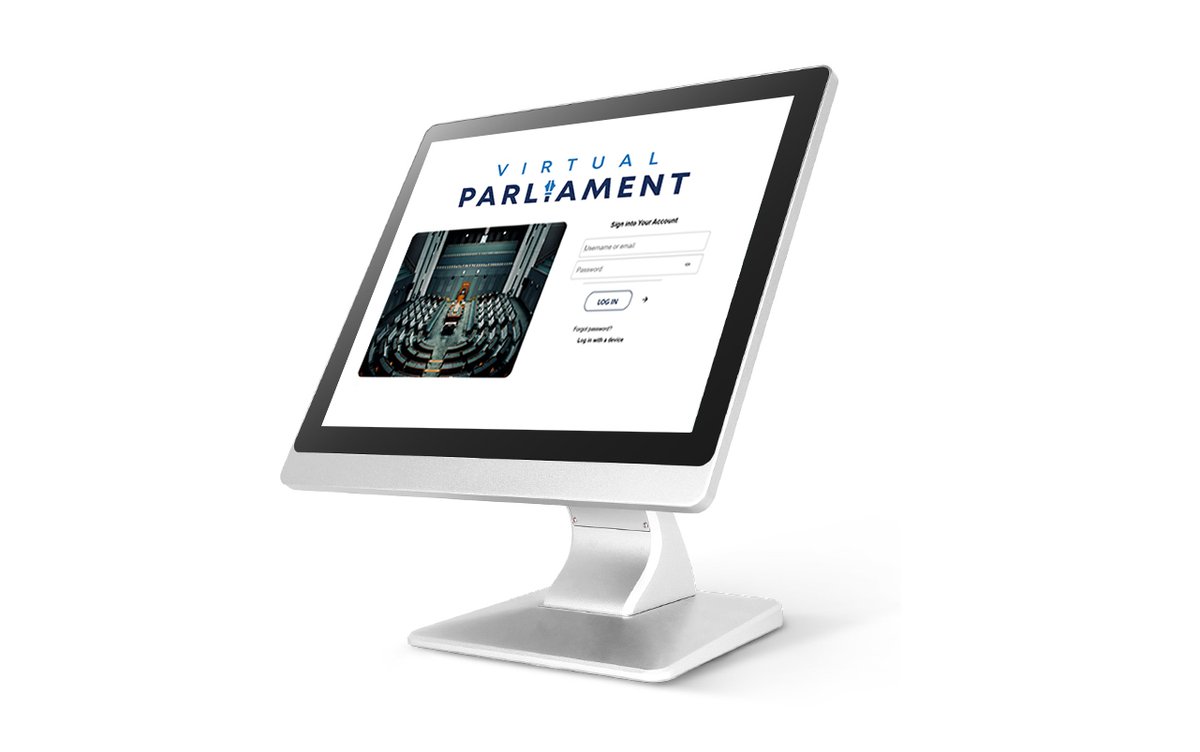 VirtualParliam's tweet photo. #VirtualParliament Plenary Device
19'' touch-screen, desk-mountable. For use in the Plenary and Committee rooms. Enabling #MPs conference on video and audio and access documents.
https://t.co/XiNVQqn6JU
Adopting the use of digital technology for #parliaments & #countyassemblies https://t.co/xvXmweYDsS