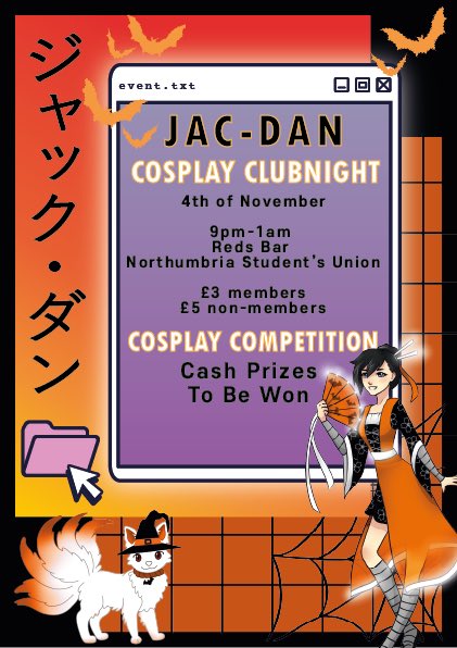 nsujacdan's tweet photo. Tonight is the night! We’ll be in Reds 21:00-1:00. Cosplay isn’t required for entry (we’ve seen a few people asking and want to clarify this, feel free just to wear something comfortable). https://t.co/xvjshxwiUU