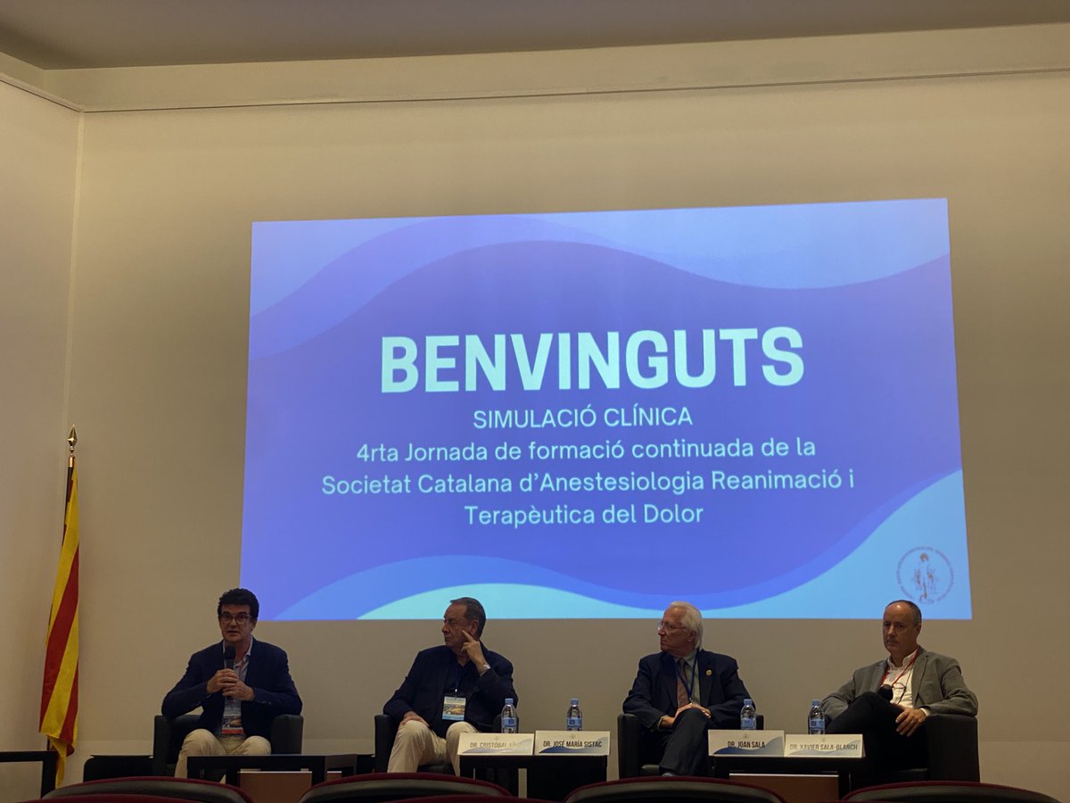 SCARTD_ACM's tweet image. SCARTD_ACM Inauguració de la 4a Jornada de formació continuada dedicada a la Simuació Clinica