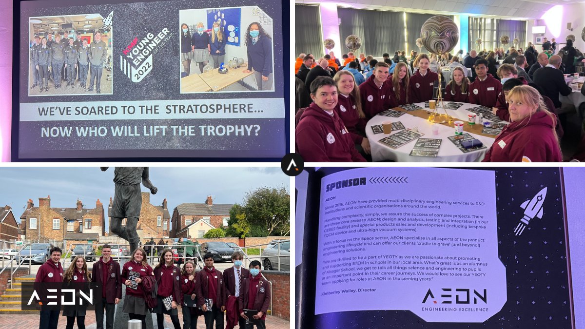 Here's Alsager High School aka Team Swan Dive, at the #YEOTY Awards.

A day aimed to recognise and #celebrate the achievements and efforts of these #young #engineers, dedicated to their experiment and competition. Thank you to <a href="/KMF/">kmf</a> for organising a brilliant #competition!