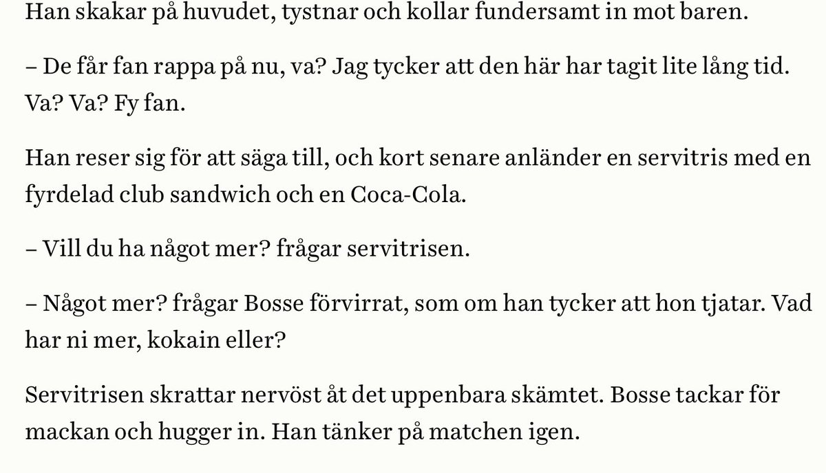 johanrams's tweet image. Han verkar så sanslöst oskön - SuperBosse. Nedan från Offside