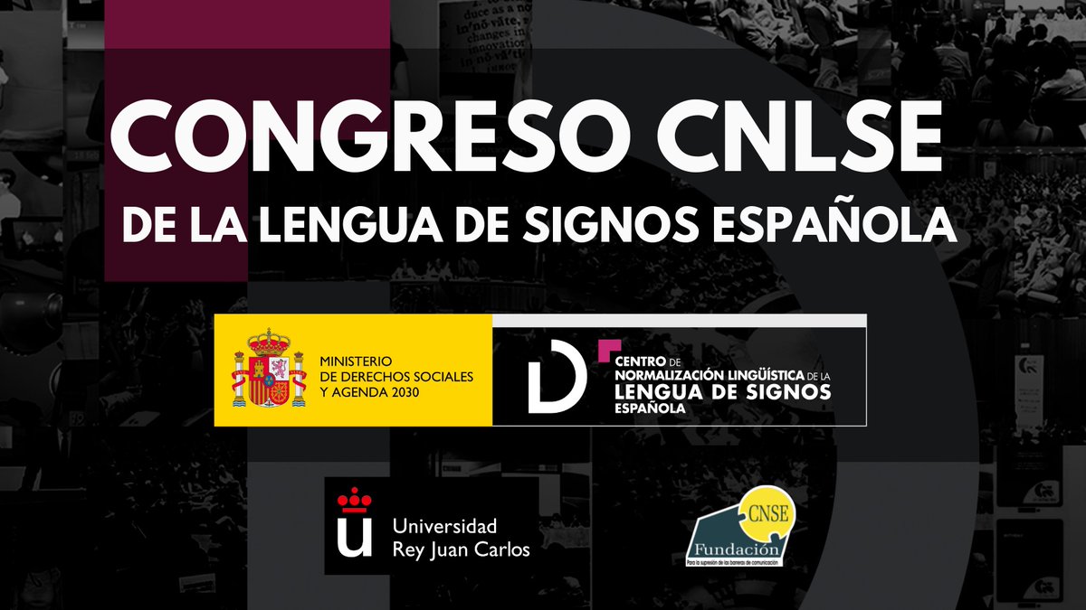 En unos días se celebra el #CongresoCNLSE de la Lengua de Signos Española con la colaboración de <a href="/urjc/">URJC</a> y <a href="/FundacionCNSE/">Fundación CNSE</a>. Todas las intervenciones podrán seguirse de forma presencial y online.

Programa definitivo en: cnlse.es/es/actividades…