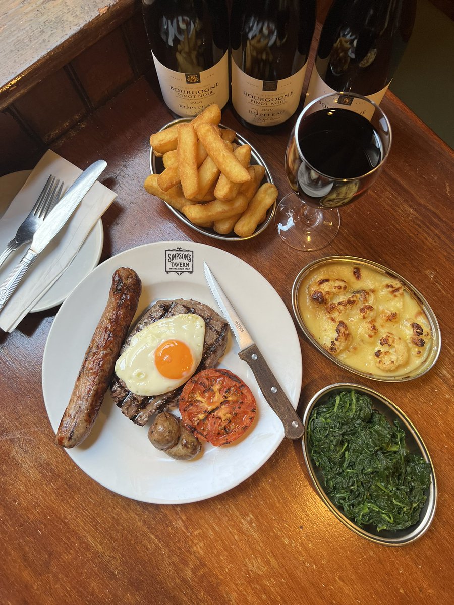 What a Friday lunch at Simpson's Tavern would look like at the end of the week. How we miss the simple plating of honest food and the dining rooms fool of life and soul. #saveoursimpsons and head to <a href="/crowdfunderuk/">Crowdfunder UK</a> to support the Institution