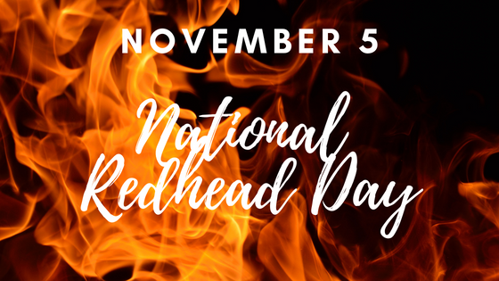HeatherWeidner1's tweet photo. In honor of National Redhead Day tomorrow, here's my playlist with all the songs I could find that mentioned gingers. https://t.co/P1Ei54Tqz6 #redhead #nationalredheadday #redhair #fiery #playswithfire https://t.co/Y7QLozVw2Z
