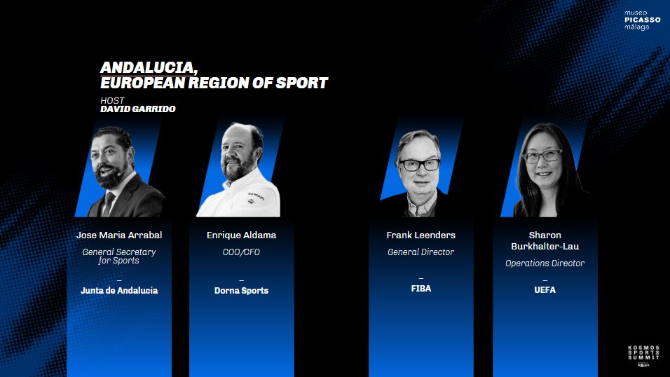 We start the day with the first panel: Andalucia, European Region of Sports.

Follow the live stream: youtu.be/daFovZA1NLU