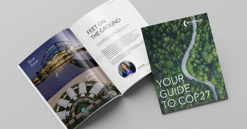 SECNewgateUK's tweet photo. On Sunday, the world’s environmental &amp; diplomatic communities will assemble in Sharm El Sheikh for #COP27.

We'll be on the ground providing regular updates in the form of daily vlogs, livestreams, podcasts &amp; insights. We've also developed our Guide to COP27 - read more below ⬇️