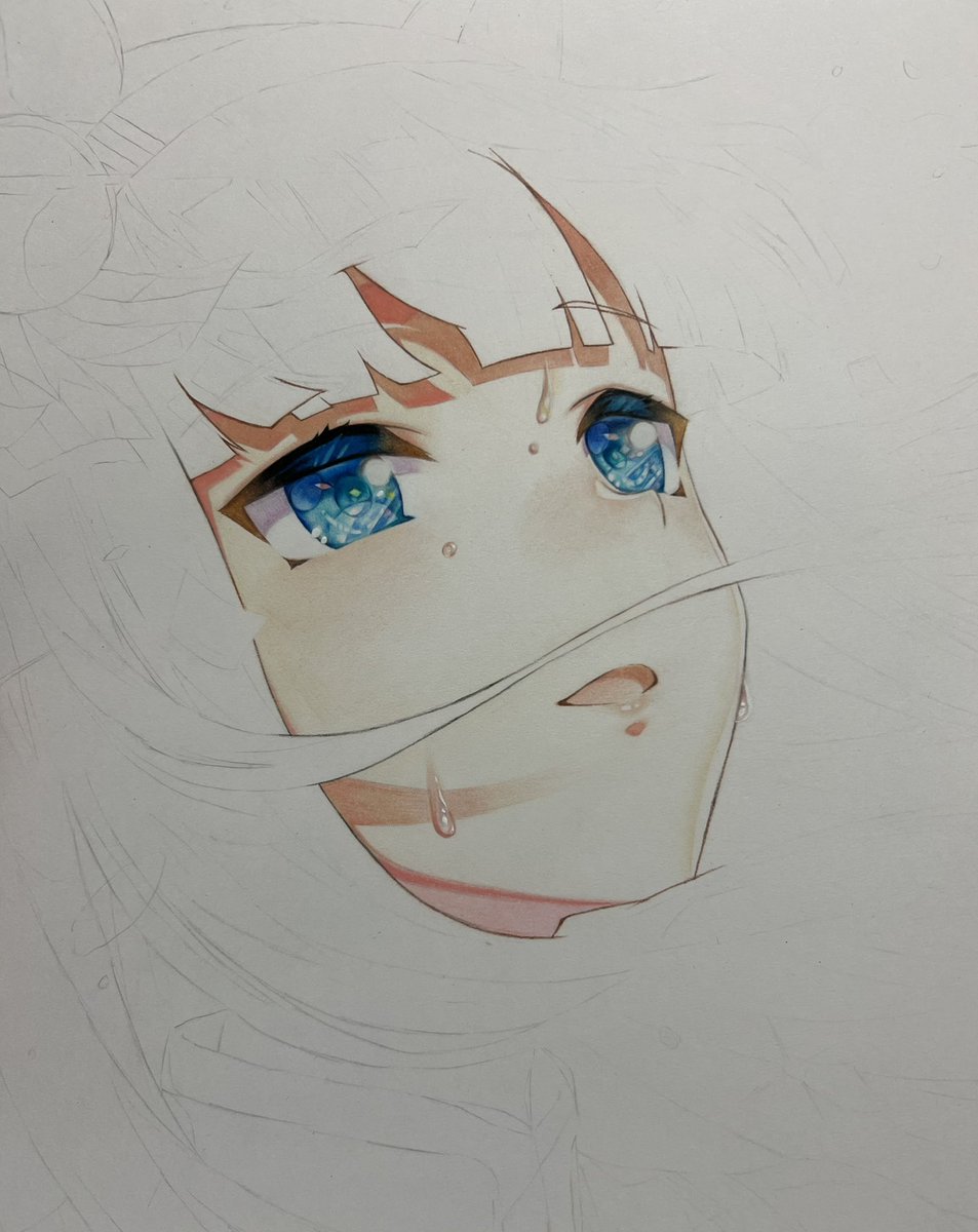 お待たせしました‼︎ #ウマ娘 #色鉛筆 #サイレンススズカ