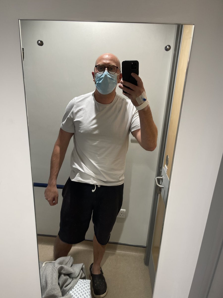 Day 1,883: “no reoccurrence” casually written by surgeon 😬 Not a milestone but the camera seems more real than CT. Forgot my ‘game face’ so was a bit upset about it all rarrr altho you know when you’re getting casual when you decide no sedation/gas just to make it interesting 😂