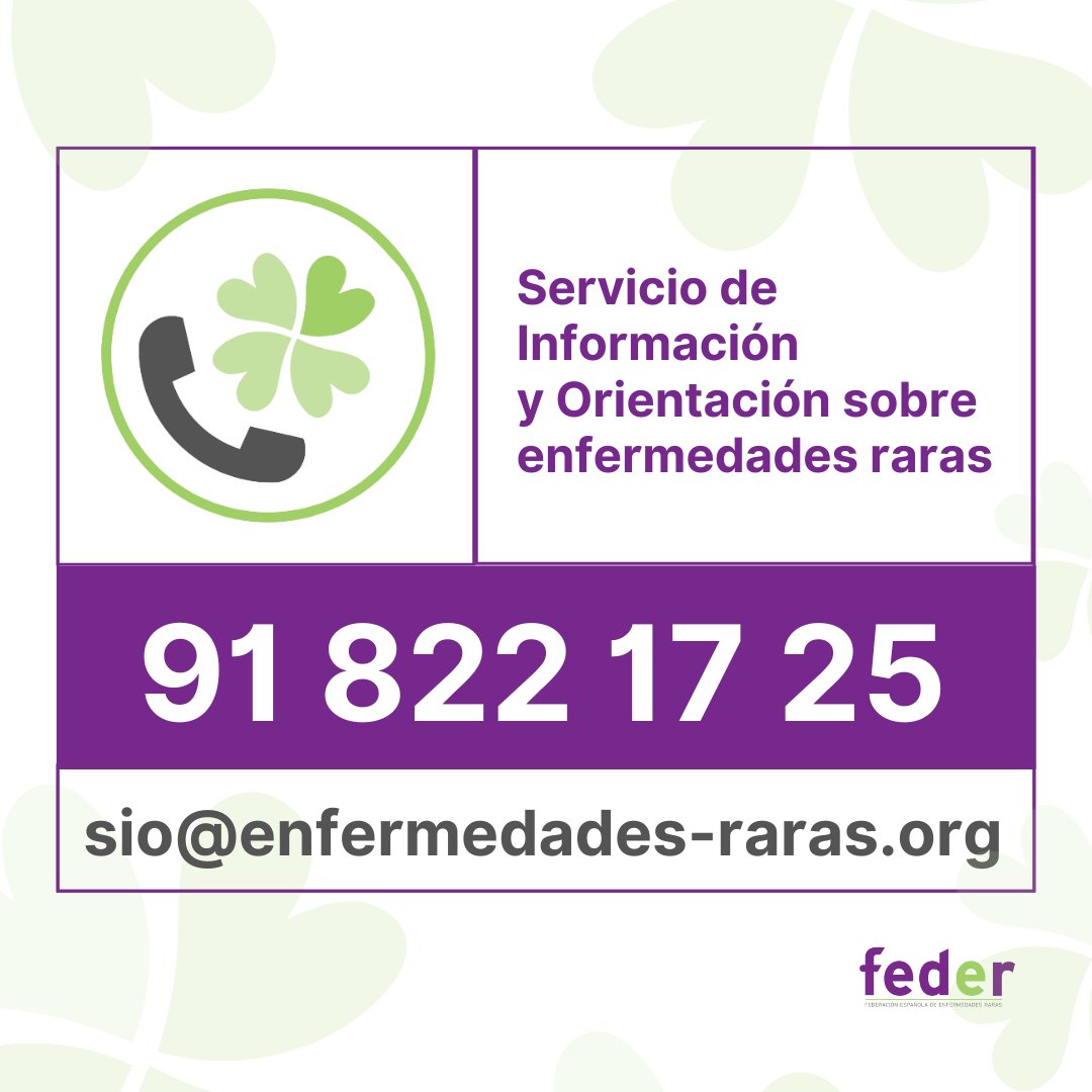 FEDER_ONG's tweet photo. 🟢 ¿Acaban de diagnosticarte a ti o a algún ser querido una #enfermedadrara? ¡Tenemos todo un equipo de profesionales dispuesto a ayudarte!

Ponte en contacto con nosotros llamando al 91 822 17 25 o escribe un mail a sio@enfermedades-raras.org 

¡Estamos a tu lado!❤️ https://t.co/2bxTu9Gz0K