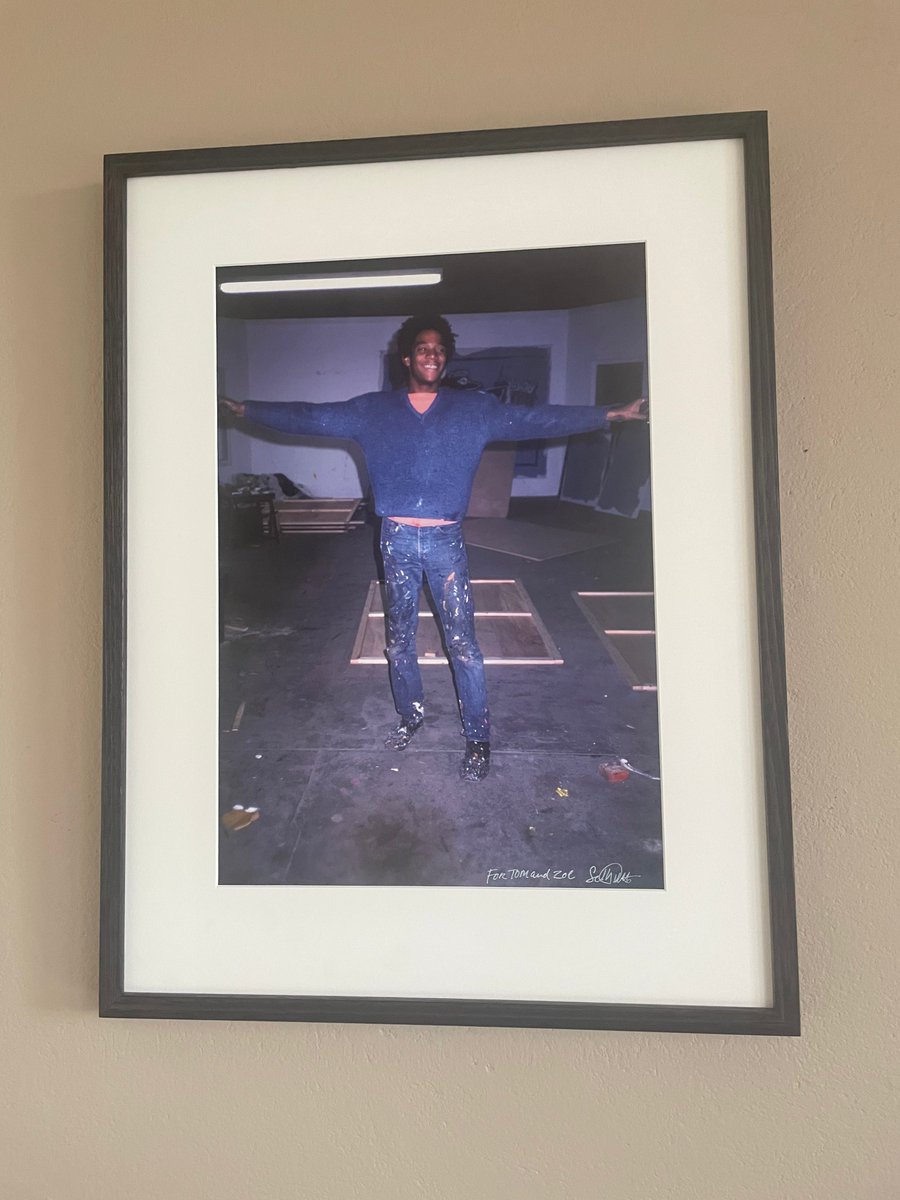 Got my signed <a href="/SethTillett/">Seth Tillett</a> Basquiat print back from the framers today ❤️

knownorigin.io/gallery/598300…