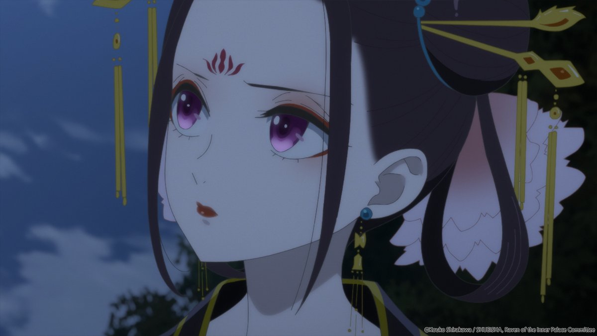 [애니플러스 11/6 01:00 방송 『후궁의 까마귀』 6화 "여름의 왕, 겨울의 왕"] -황제가 지내는 응광전의 창고에는 귀신에 붙어 있던 마노 옥패가 있었다....