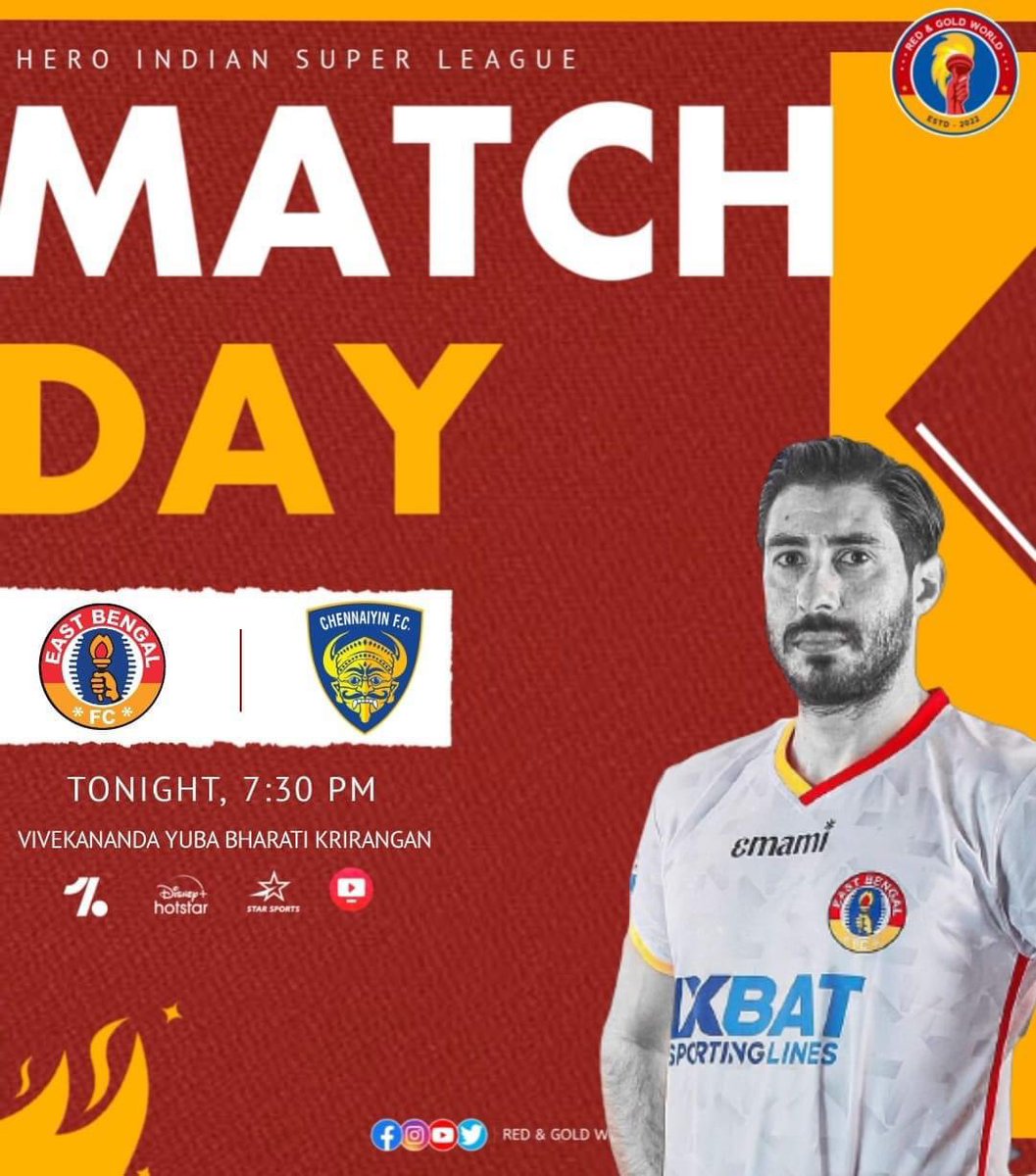 WeAreRGW's tweet photo. Today we will take on battle⚔️at our home. Be positive everyone. We will be fight back.
❤️💛
#JoyEastBengal
#EmamiEastBengal
#wearergw
#keepSuppoortingUs https://t.co/vNRfuzkGMb