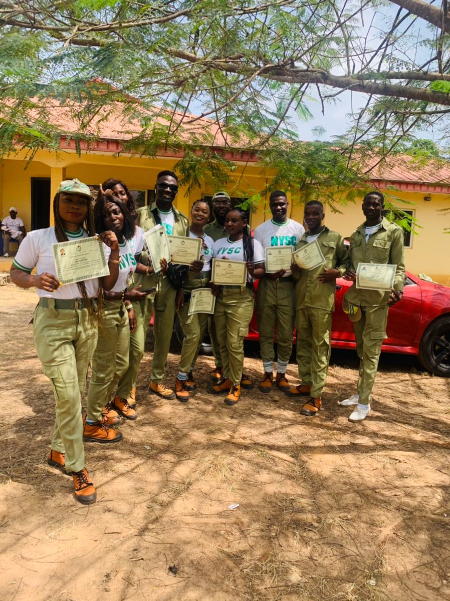 Nysc_Ilaramokin's tweet photo. Congratulations to all C2'21 passed out corps members of the Ilara-mokin CDS group on achieving this great milestone. We had a great time while you were with us. It's time to take all that awesomeness out there! 

#NYSC
#NYSCIlaraMokin
#NYSCIfedore
#NYSCOndo
#IlaraMokinCDS https://t.co/Y0mnmCEeo0